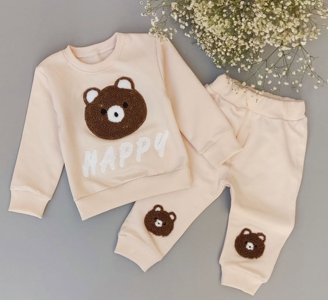 ست بلوز شلوار تدی جنس دورس پنبه درجه ی یک