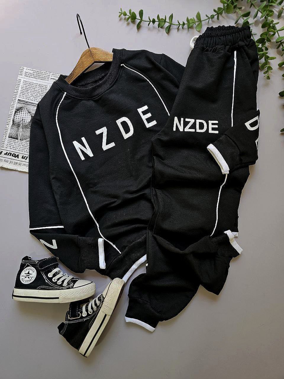 دورس و شلوار گلکسی لاکرا دورنگ مشکی و قرمز