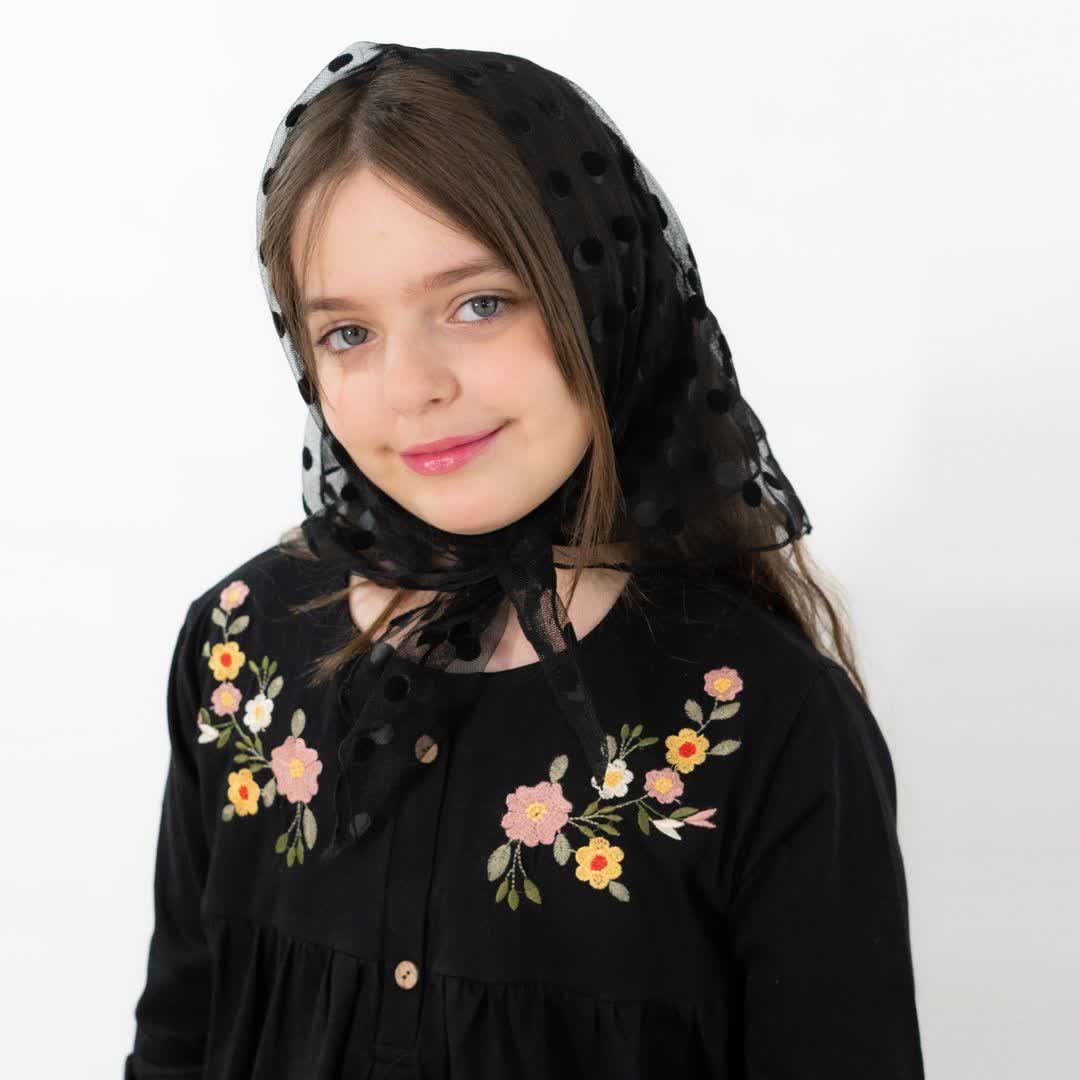 تونیک آلاله نخ پنبه درجه یک با گلدوزی عالی
